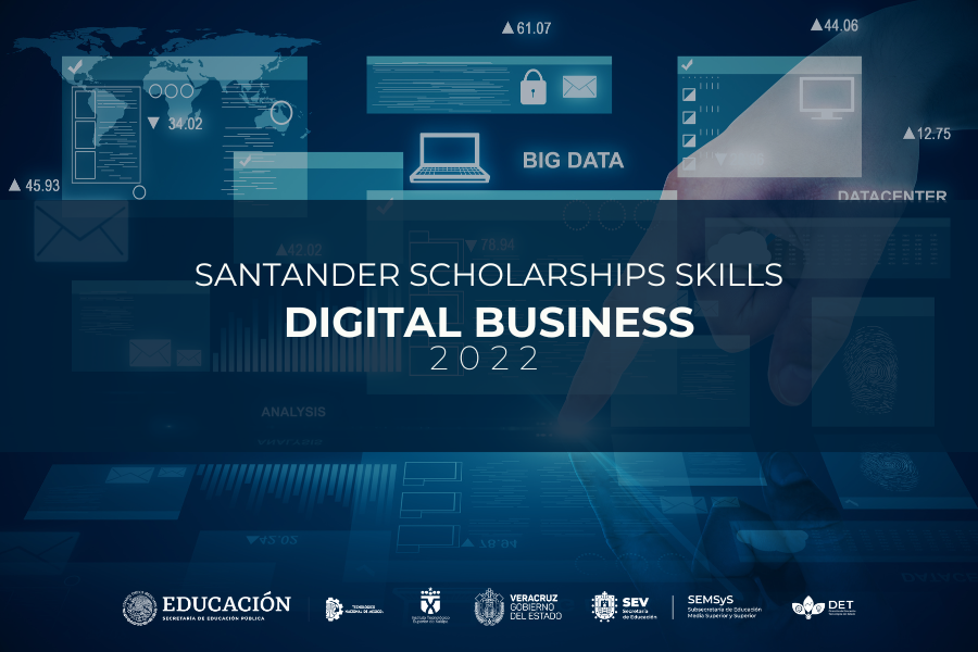 Convocatoria Santander Scholarships Skills | Digital Business 2022