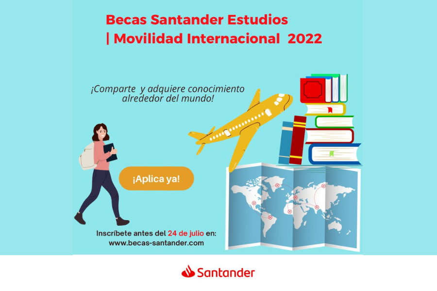 Becas Santander Estudios | Movilidad Internacional 2022